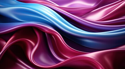 Purple wavy background. Created with Ai