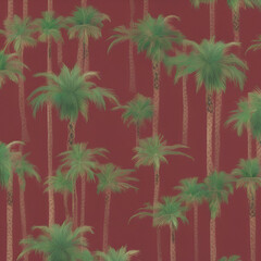 Create a maroon sandy wallpaper inspired by a desert oasis. Showcase the contrast between the rich maroon sand and the vibrant greens of palm trees or other desert vegetation.