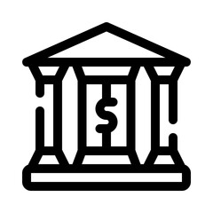 bank line icon