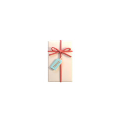 Fototapeta premium gift box with red ribbon