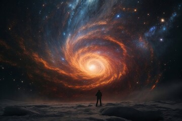 Fototapeta na wymiar A massive beauty of galaxy 