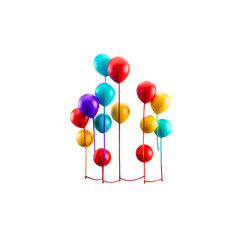 push pin and pins isolated