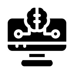 expert system glyph icon