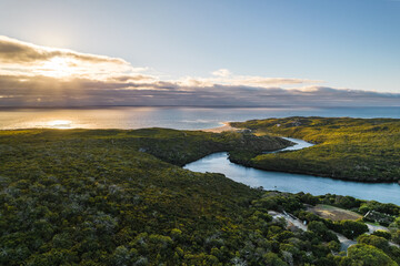 Sunset over Margaret river 