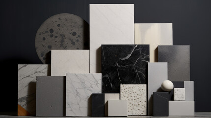 Assorted Marble and Natural Stone Tiles Collection