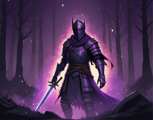 Fototapeta premium a warrior from a game