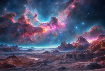 In a mesmerizing hdr photograph, an otherworldly space oasis beckons with its unconventional allure. 