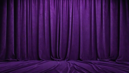 Silk Purple stage curtains background 