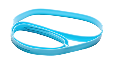 Amplifying Swim Workouts with a Well Designed Swim Resistance Band on a White or Clear Surface PNG Transparent Background.