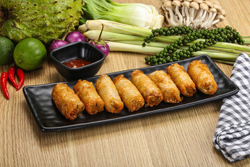 Vietnamese cuisine fried spring roll