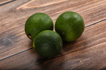 Green sour tropical Lime fruit