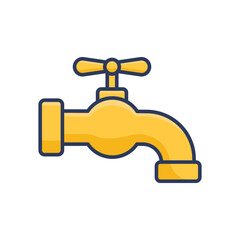 water tap icon vector design template simple and clean