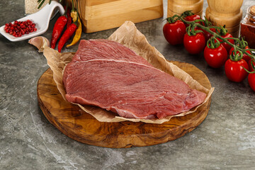 Raw beef meat shoulder for cooking