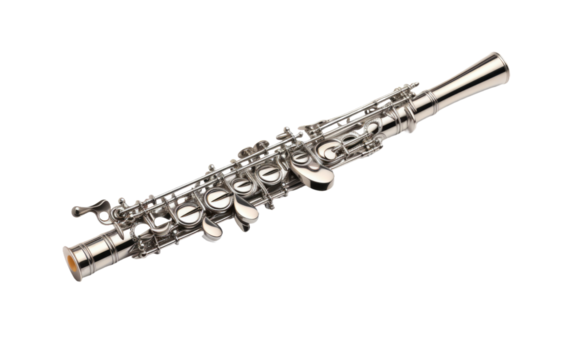 Woodwind Whispers Embrace the Subtle Intonations of the Oboe Graceful Artistry on a White or Clear Surface PNG Transparent Background.