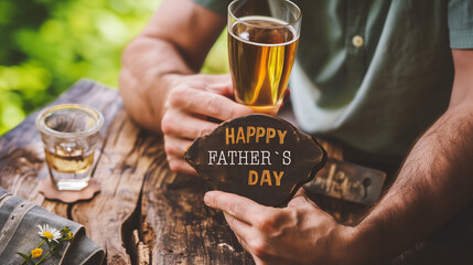 Bier trinken zum Vatertag