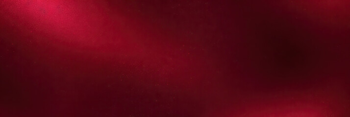 Black red abstract background for design. Silk satin. Dark red fabric. Curtain, drapery. Color gradient. Christmas, New Year, Valentine. Banner. Wide.