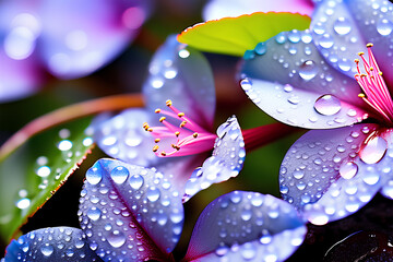 close up of colorful confetti Generative AI