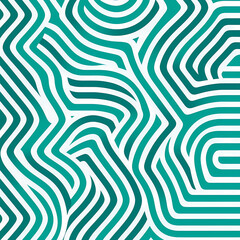 Seamless line art wave crooked pattern  background. illustration wallpaper