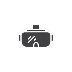 Obraz premium Virtual Reality Headset vector icon