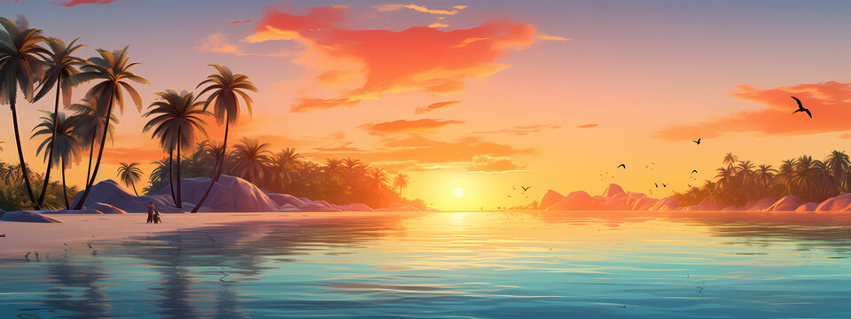 Island Overture: The Tropics' Dusk Serenade