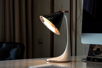 Stylish modern desk lamp.
