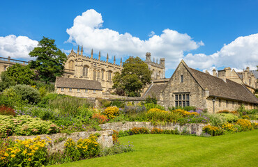 Memorial Garden of Christ Church College. Oxford, England - 715321719