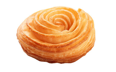 Fototapeta premium A Pastry , A Symphony of Texture and Flavor in Delicious Way on a White or Clear Surface PNG Transparent Background.