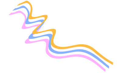 Gray and white diagonal line architecture geometry tech abstract subtle background vector illustration.  Wavy Lines Ribbon Rainbow Shape. A vibrant and playful design featuring rainbow-color lines...