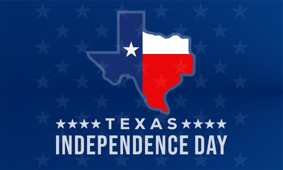 Texas Independence Day Background. Vector Illustration.