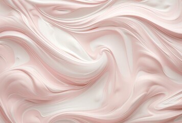 A soft and luxurious pink cream texture, offering a soothing visual experience.