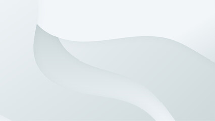 White vector abstract geometric shapes background. White vector presentation background for poster, banner, wallpaper, mockup, flyer, and report