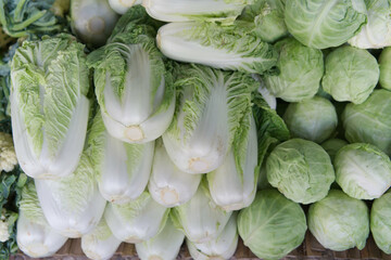 Fresh vegetables in the Thai market