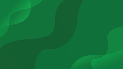 Abstract green wave vector background. Abstract green gradient background with screen and overlay layers