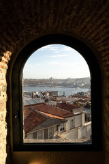 Istanbul's cityscape and Bosphorus, viewed from the Galata Tower