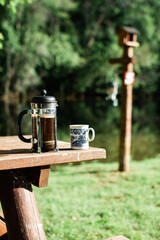 Freshly Brewed Coffee in the Great Outdoors