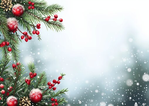 Christmas Greeting Card Season Greetings Happy Holidays Merry Christmas Festive 5x7 Background Wallpaper Image
