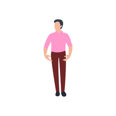 the pose of a sports person in a pink outfit female