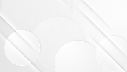 White vector gradient abstract background design. Vector presentation background for business, corporate, institution, party, festive, seminar, and talks.