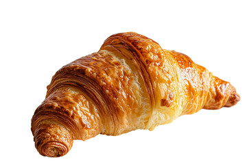 croissant isolated on transparent background