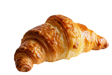 croissant isolated on transparent background