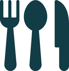cutlery set, icon