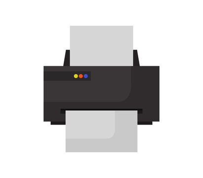 Vector of a compact photo printer