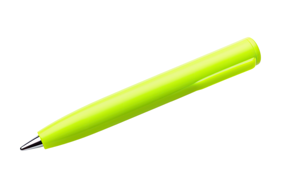 Text Clarity and Organization with a Bright Highlighter Pen on a White or Clear Surface PNG Transparent Background.