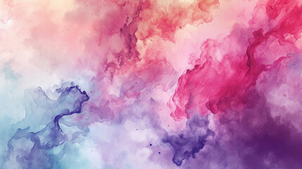 Bright watercolor background with soft pastel colors creates a beautiful abstract pattern