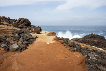 Fototapeta na wymiar North coast of Tenerife near Buenavista del Norte . Canary Islands, Spain