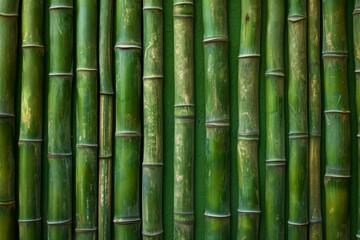 bamboo stalks are vertically aligned creating a natural pattern