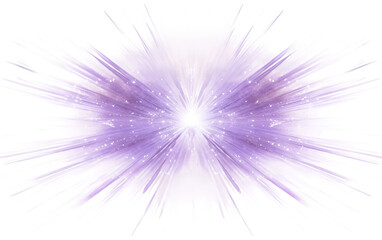 Lavender Light Rays the Scene with Sublime Beauty and Serenity on a White or Clear Surface PNG Transparent Background.