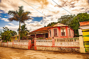 jamaica landscape in carribean sea and wild nature