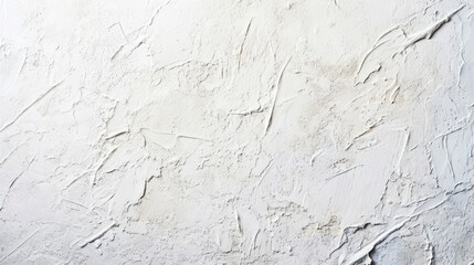 Immerse in the texture of a hand-applied, stroke-scraped white mortar or stucco wall background. Ai Generated.