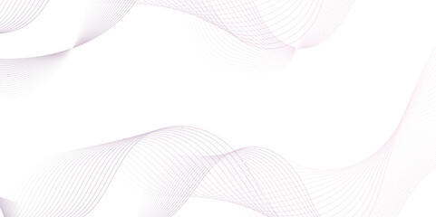 Abstract pink wavy lines Digital frequency track equalizer background. Curved wave smooth stripe seamless pattern. Wave lines created using blend tool. graphic design template banner business wave.